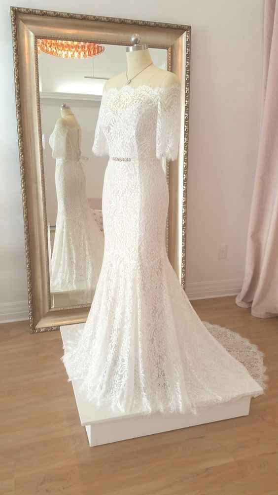 I bought my wedding dress today:)