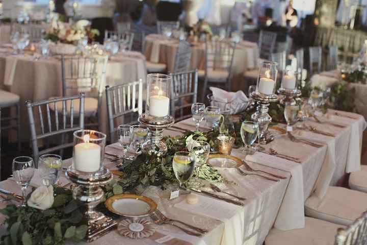 Long table centerpieces
