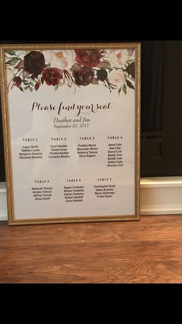 Show me your seating charts!! - 1