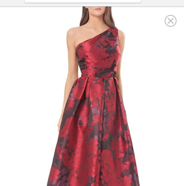 Looking for a blood red ball gown - 1