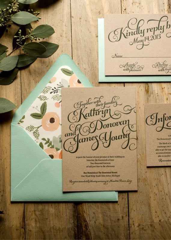 What do your wedding invitations look like?