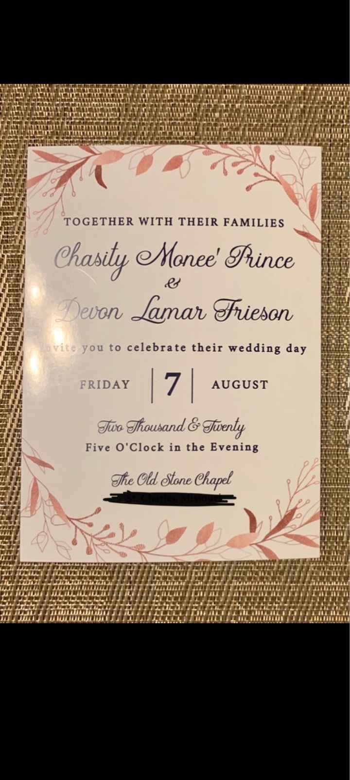 Navy and Blush invitation - 1