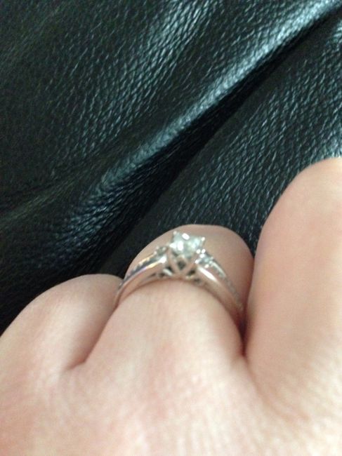 How many of you picked out your engagement ring??