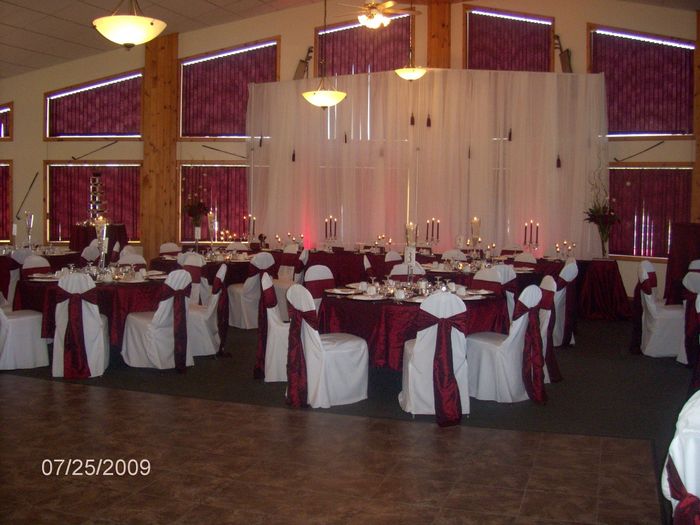 Head table background help needed!