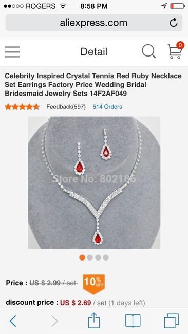 Show me your bridesmaid jewelry