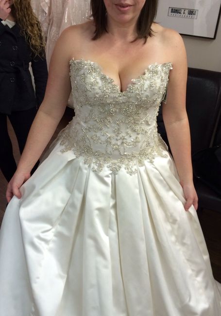 First fitting!!! Finally! SO in love with this dress!