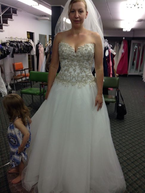 First fitting!!! Finally! SO in love with this dress!