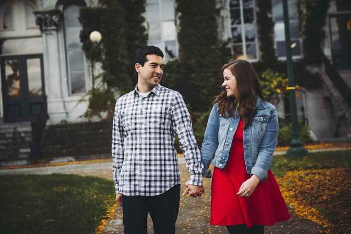 Did you do an engagement photo session?