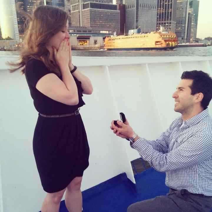 How did you announce your engagement?