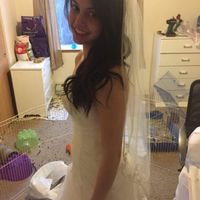 Making up for lost time! My wedding dress!