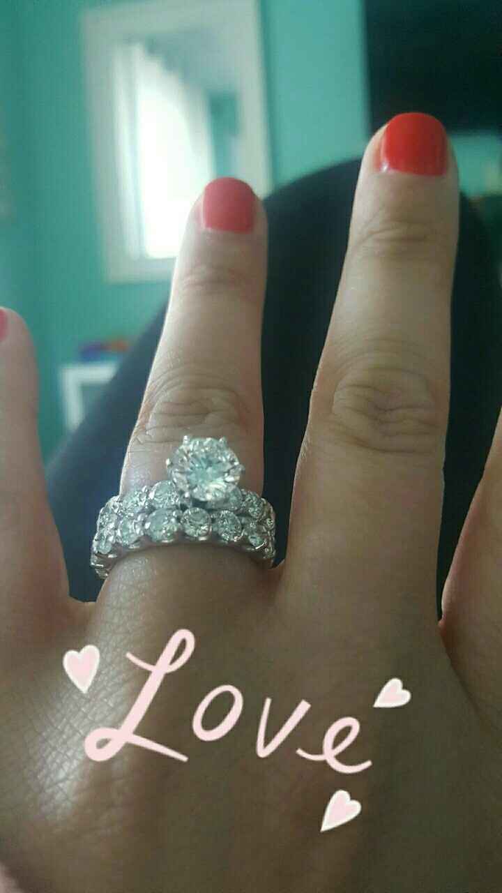 Let's see those beautiful rings lady's!