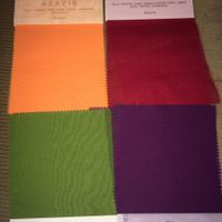 Multi-colored bridesmaids