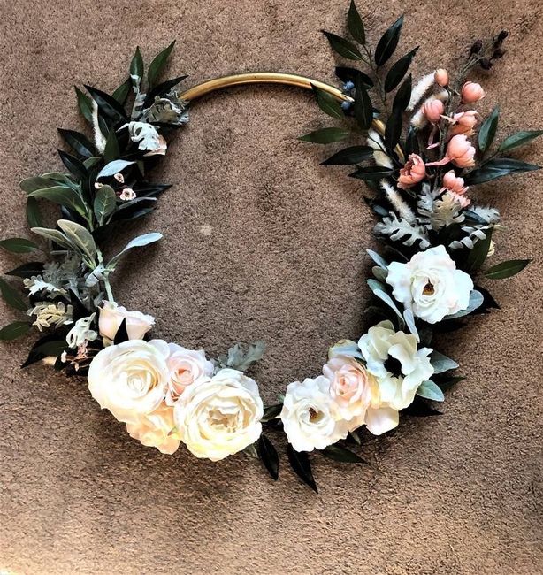 Floral hoop