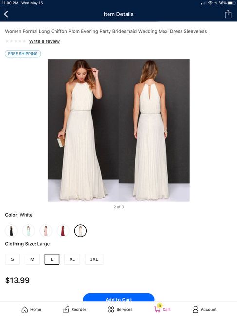 Using a bridesmaid dress in white or ivory as wedding dress? 6