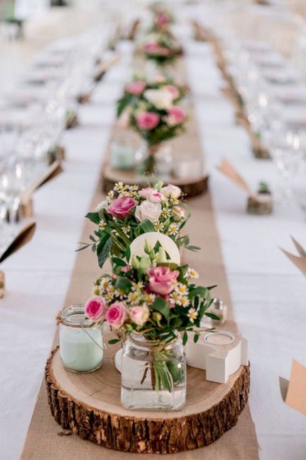 Long farmhouse table centerpieces 4