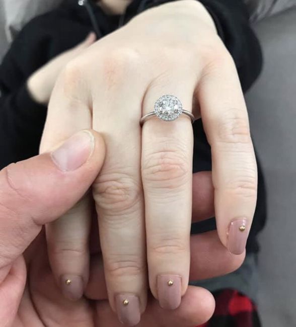 Is it ok to ask you for how many  ct’s is your engagement ring? And for the price and brand? 2
