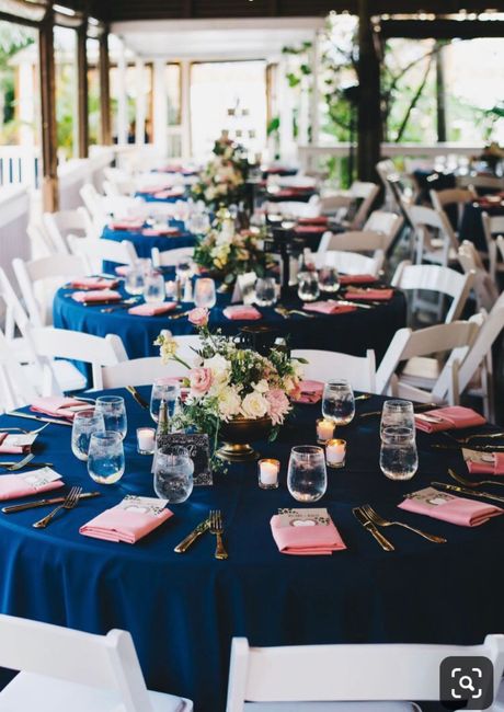 Navy and Blush Tables 7
