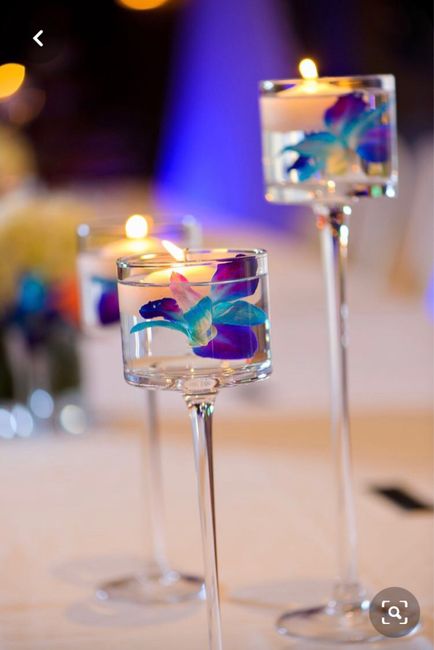 Wedding color palette for galaxy orchids 3