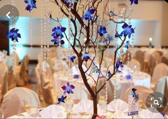 Wedding color palette for galaxy orchids 8