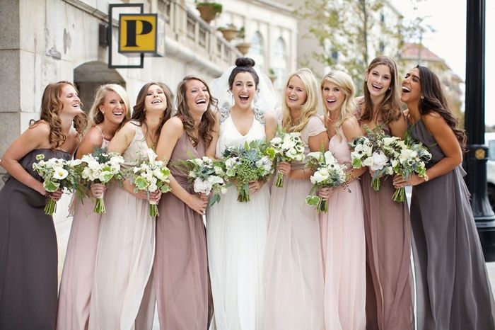 Experiences With Mismatched Bridesmaid Dresses 1