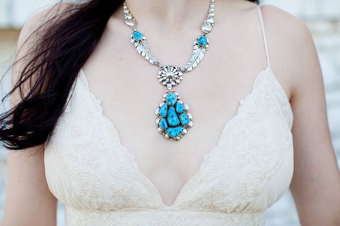 Turquoise with a wedding dress? 5