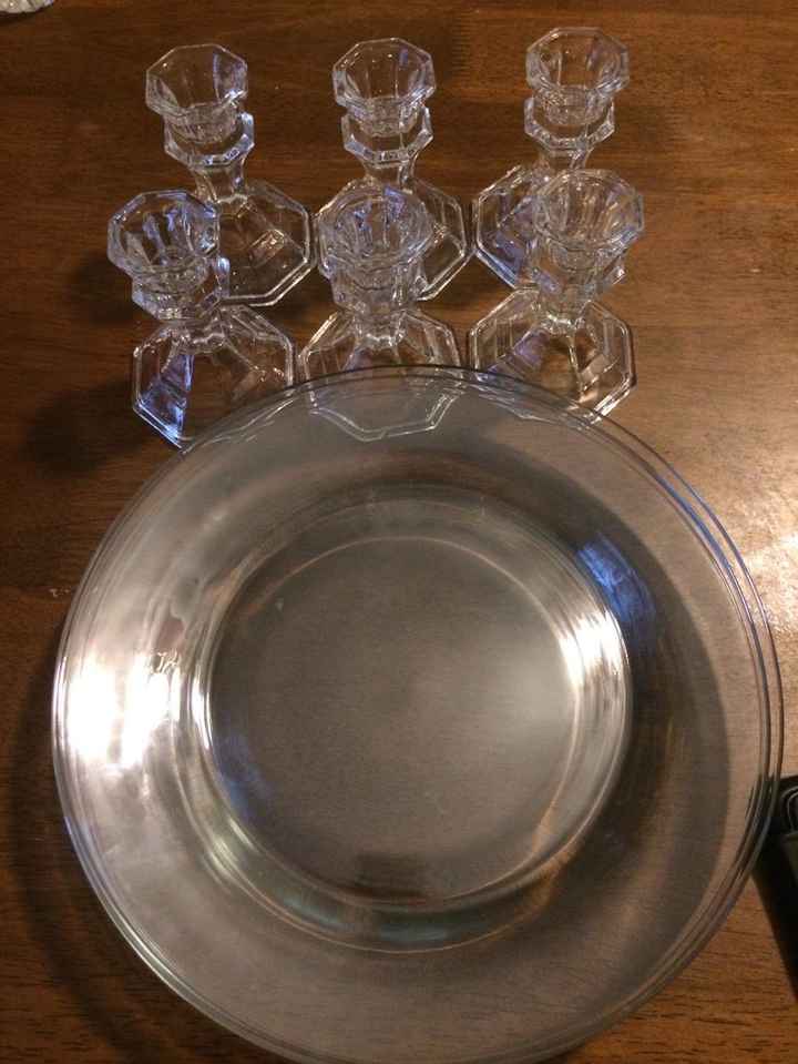 Cake plate making supplies 