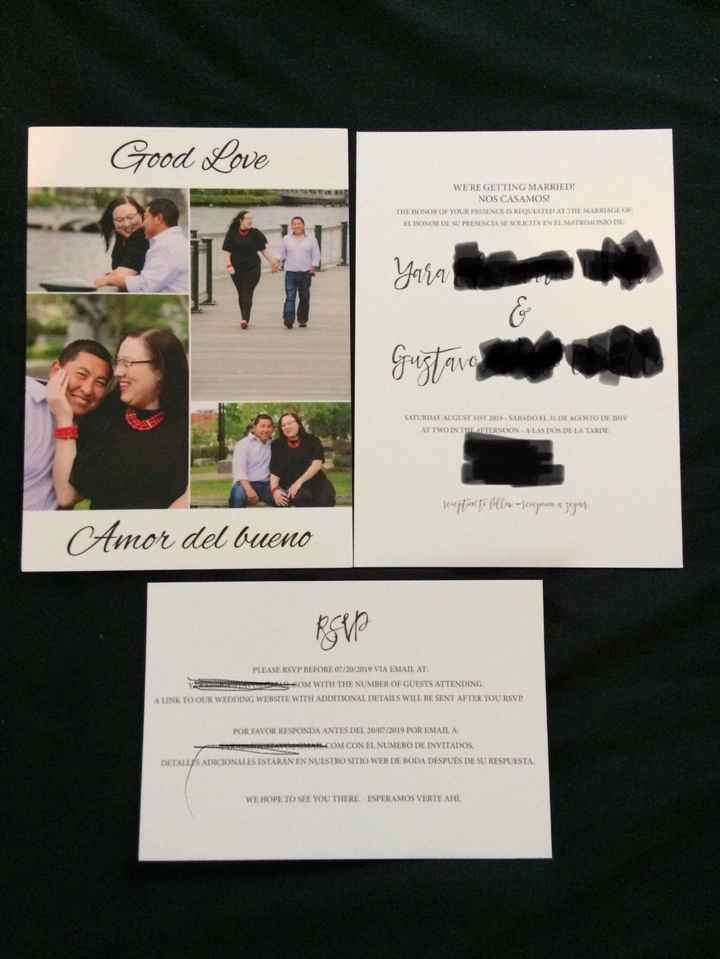 Our invitations 