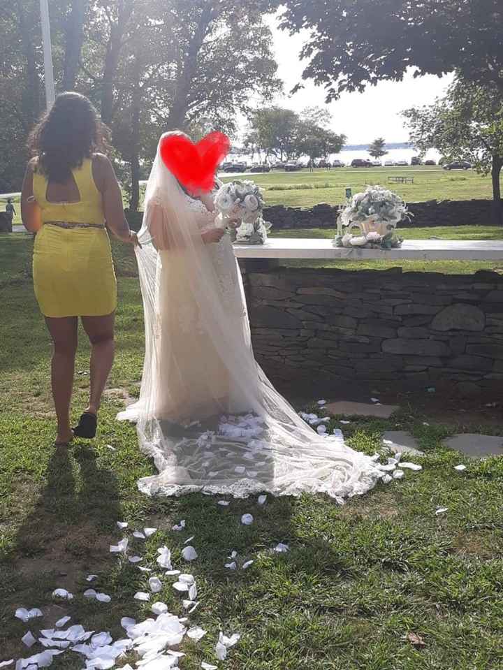 Dress and veil