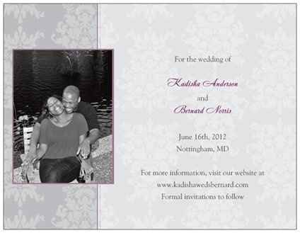 Save the dates?.....