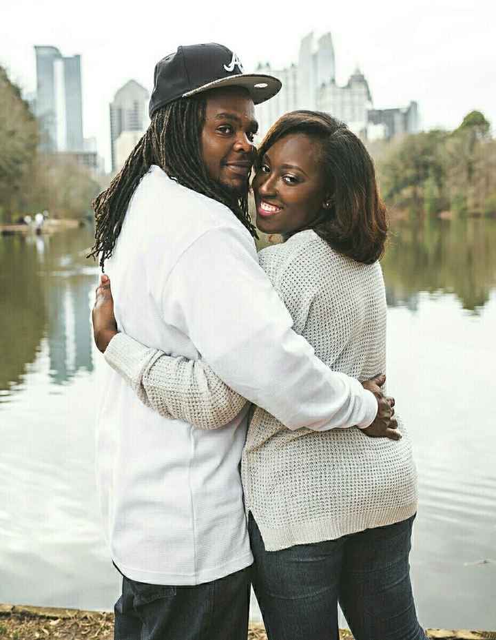 We got out engagement photos back