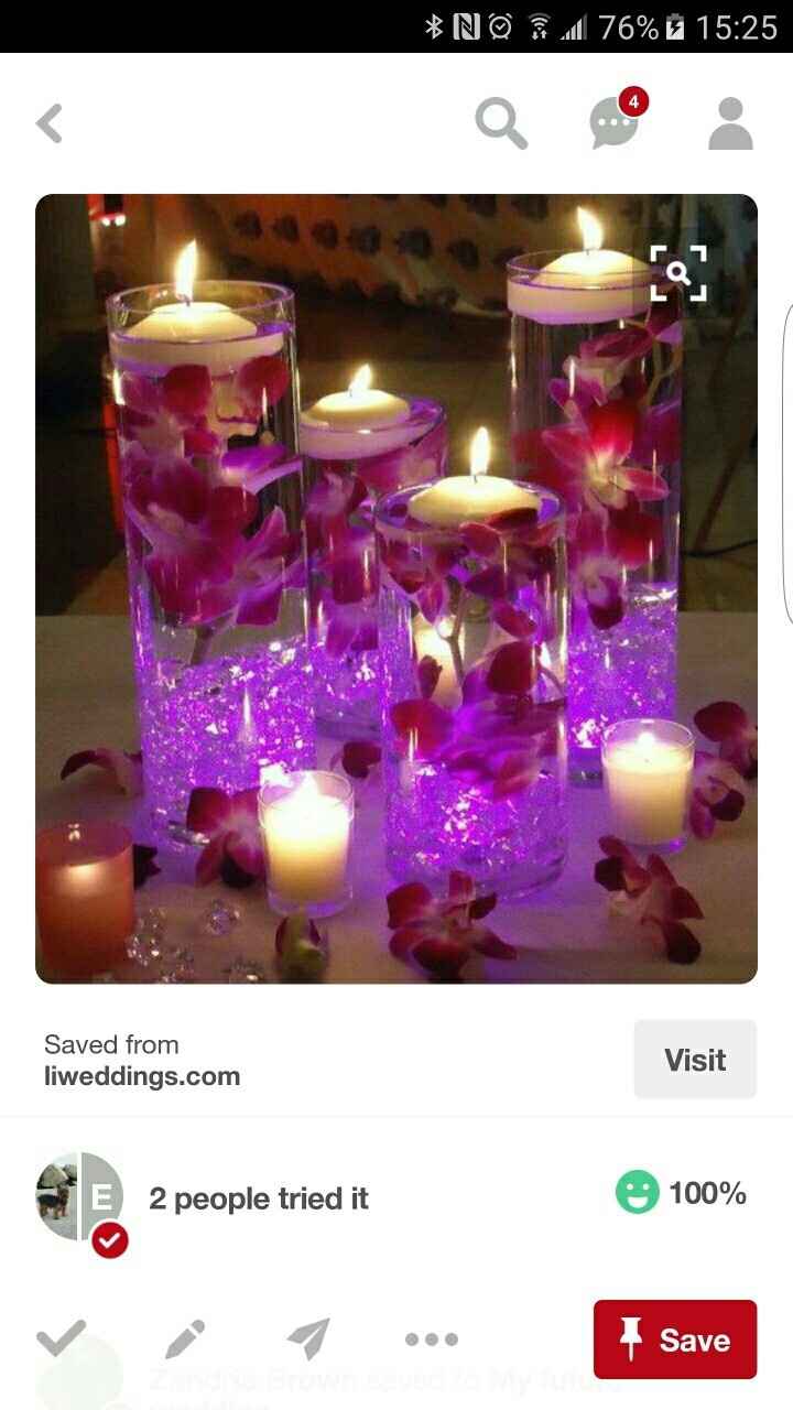 Let me see those floating centerpieces!