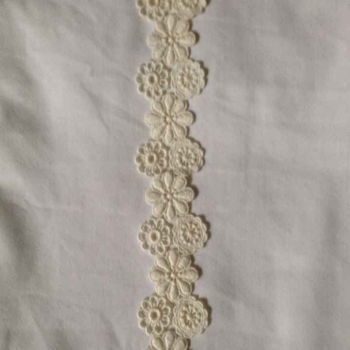 Wedding Dress-ivory lace on white dress