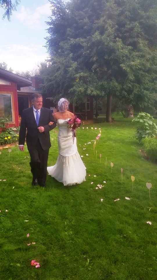 Outdoor Wedding.. No Aisle Runner