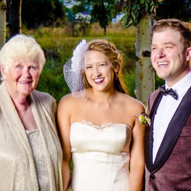 Grandma wants to wear ivory...