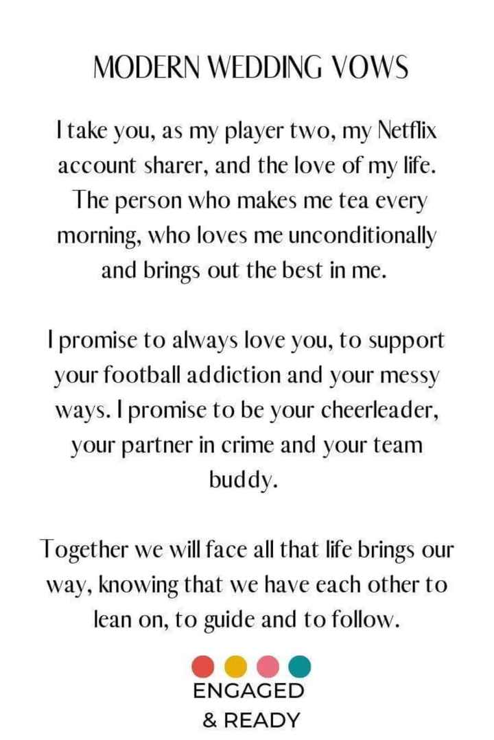 Funny wedding vows - 1