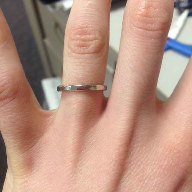 Our rings arrived!