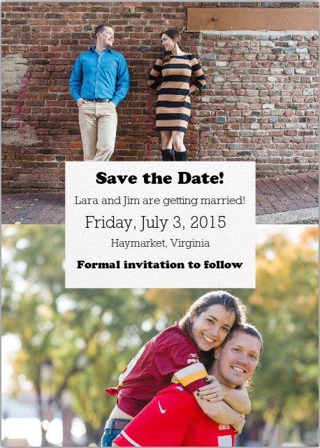 Show me your save the date