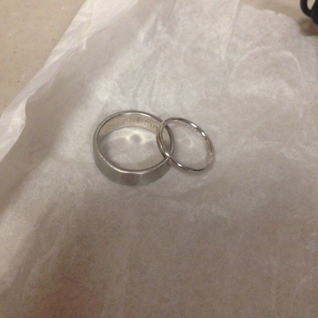 Matching rings...who else tried to match?