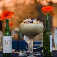 She's eating the centerpiece....