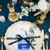 Little touches through the table setting