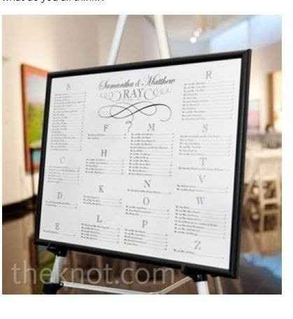 Seating charts! Show me your inspiration!