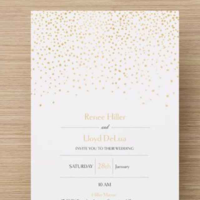 Invitations...from Sams club!