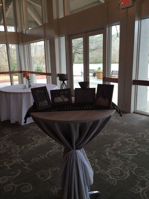 Did a mock-up at the venue.  I almost cried!