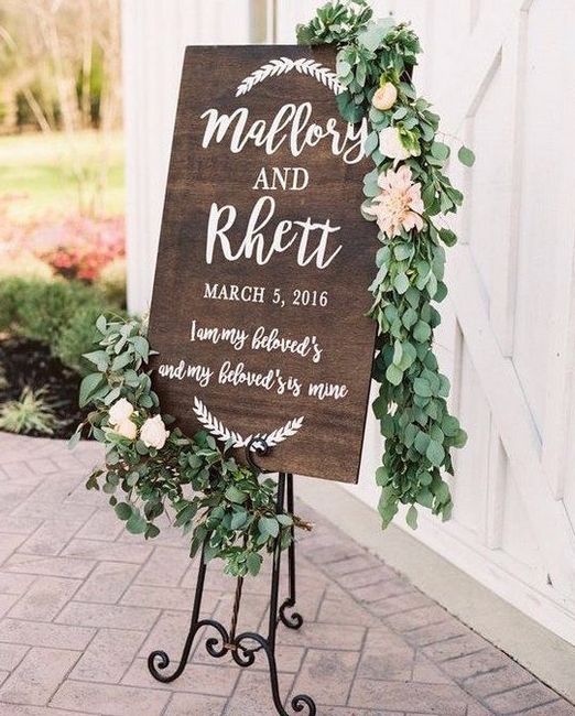 Wedding Sign 