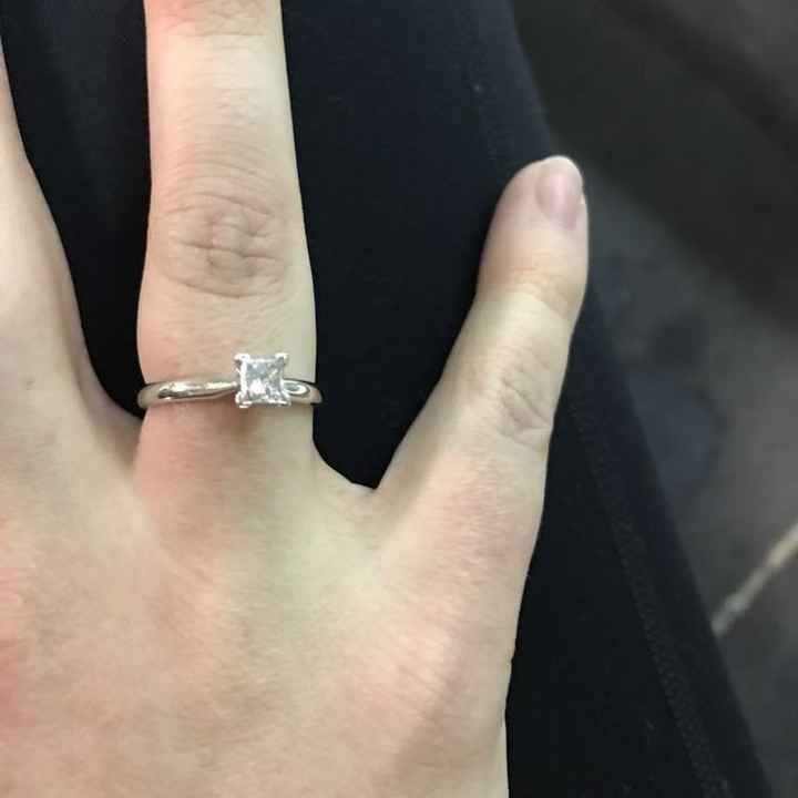 Anyone get crap for the size of their engagement ring?