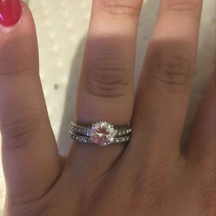 Went shopping for wedding band!!