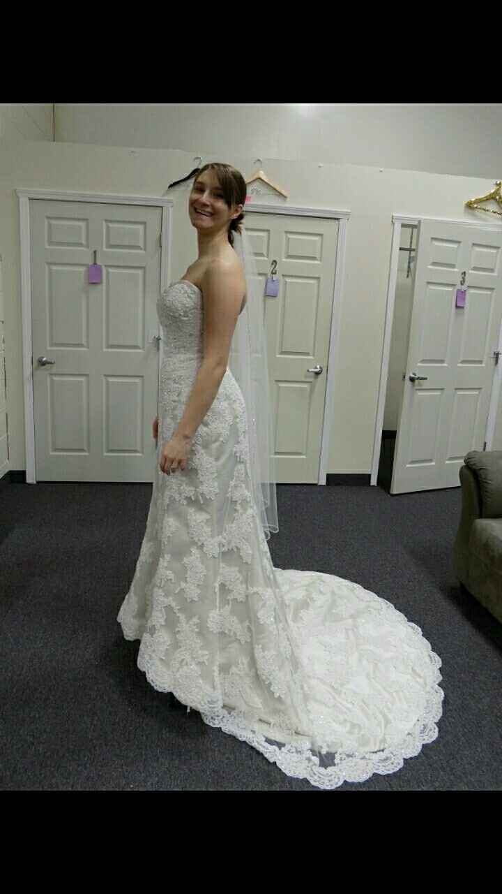 I said yes to the dress!!