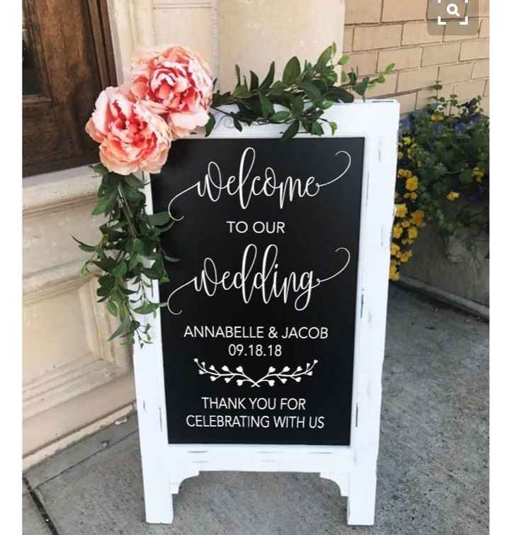 Wedding sign?