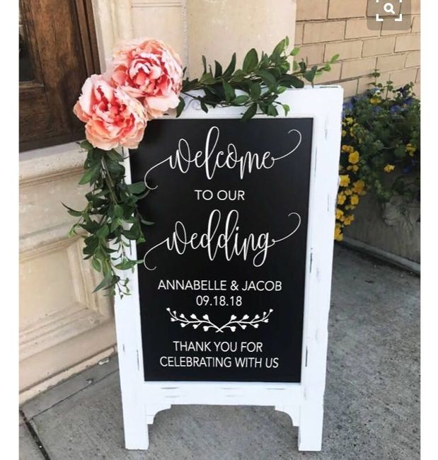 Wedding sign?