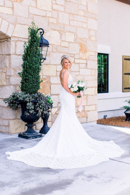 back view of my dress! 